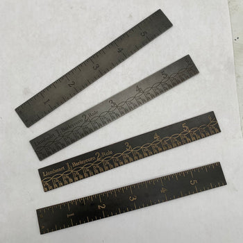 6” Titanium Barleycorn ruler